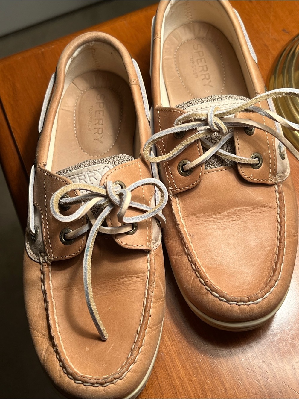 Sperry Woman’s Tan Leather Classic Boat Shoes